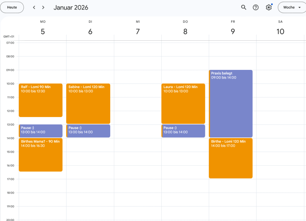 Lomi Days in Bissendorf - Kalender